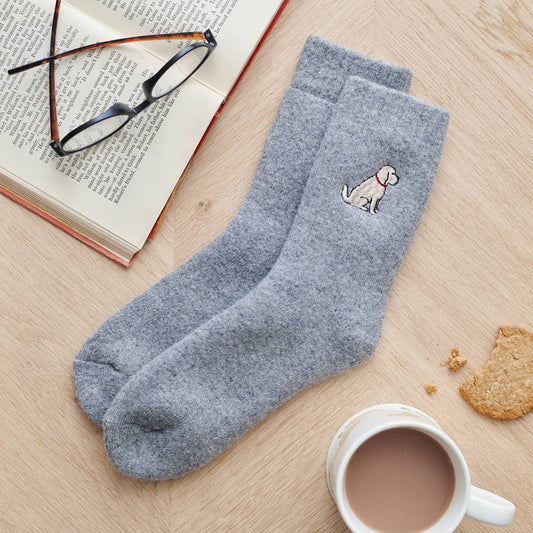 Dog Walking Socks - Cockapoo / Labradoodle (Apricot)