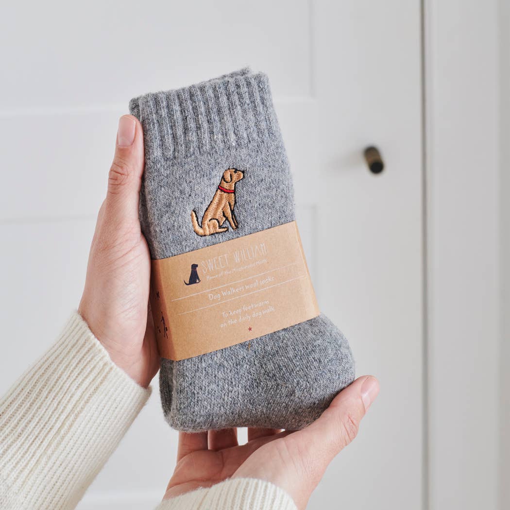 Dog Walking Socks - Golden Retriever