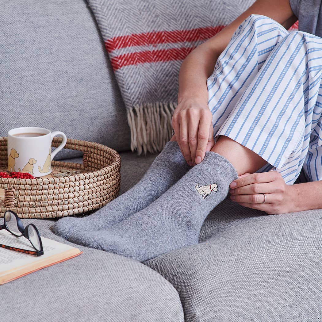 Dog Walking Socks - Cockapoo / Labradoodle (Apricot)