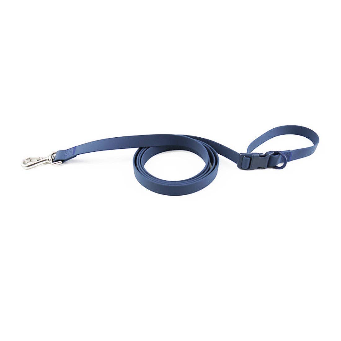 Waterproof Silicone Dog Lead with Adjustable Handle Navy
