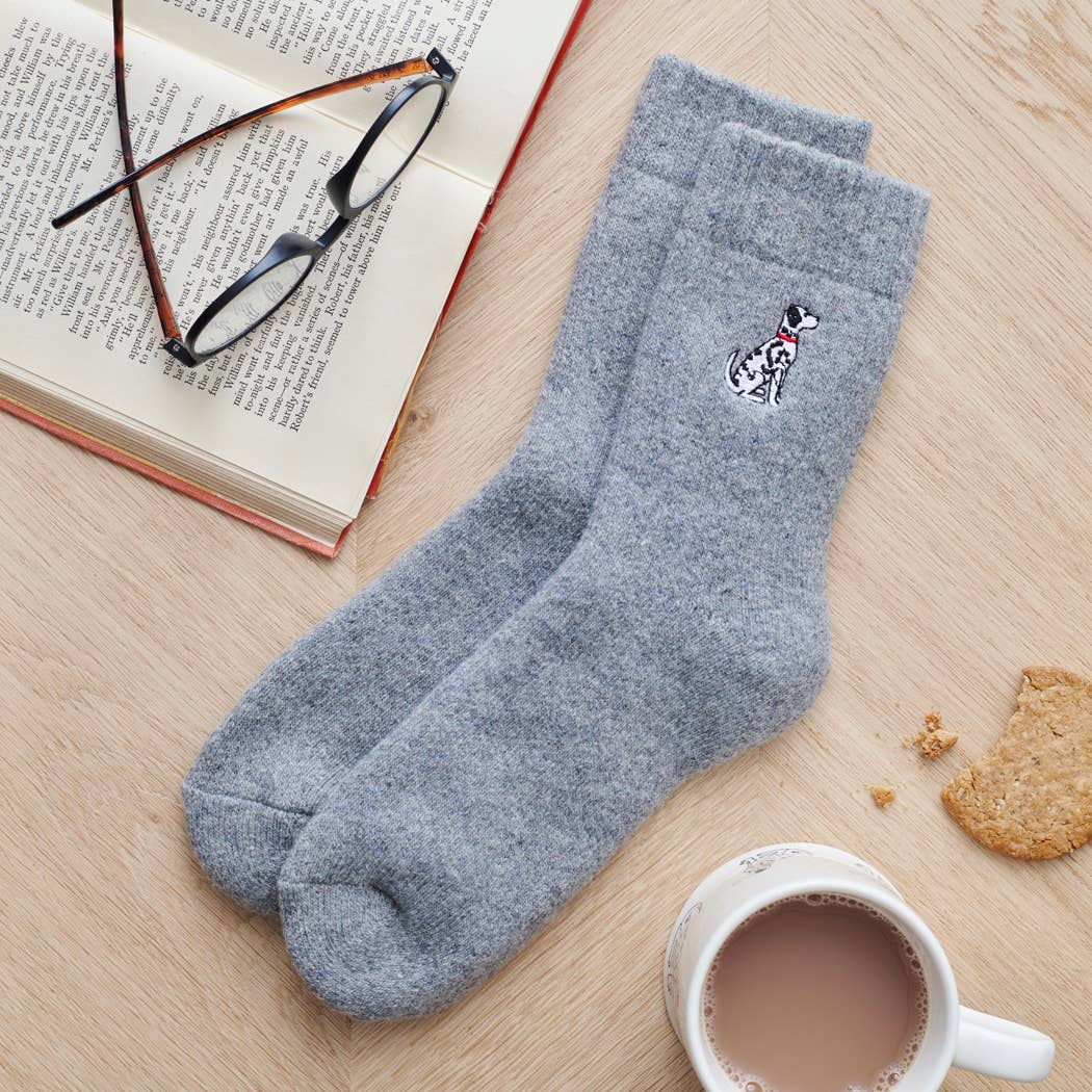 Dog Walking Socks - Dalmatian