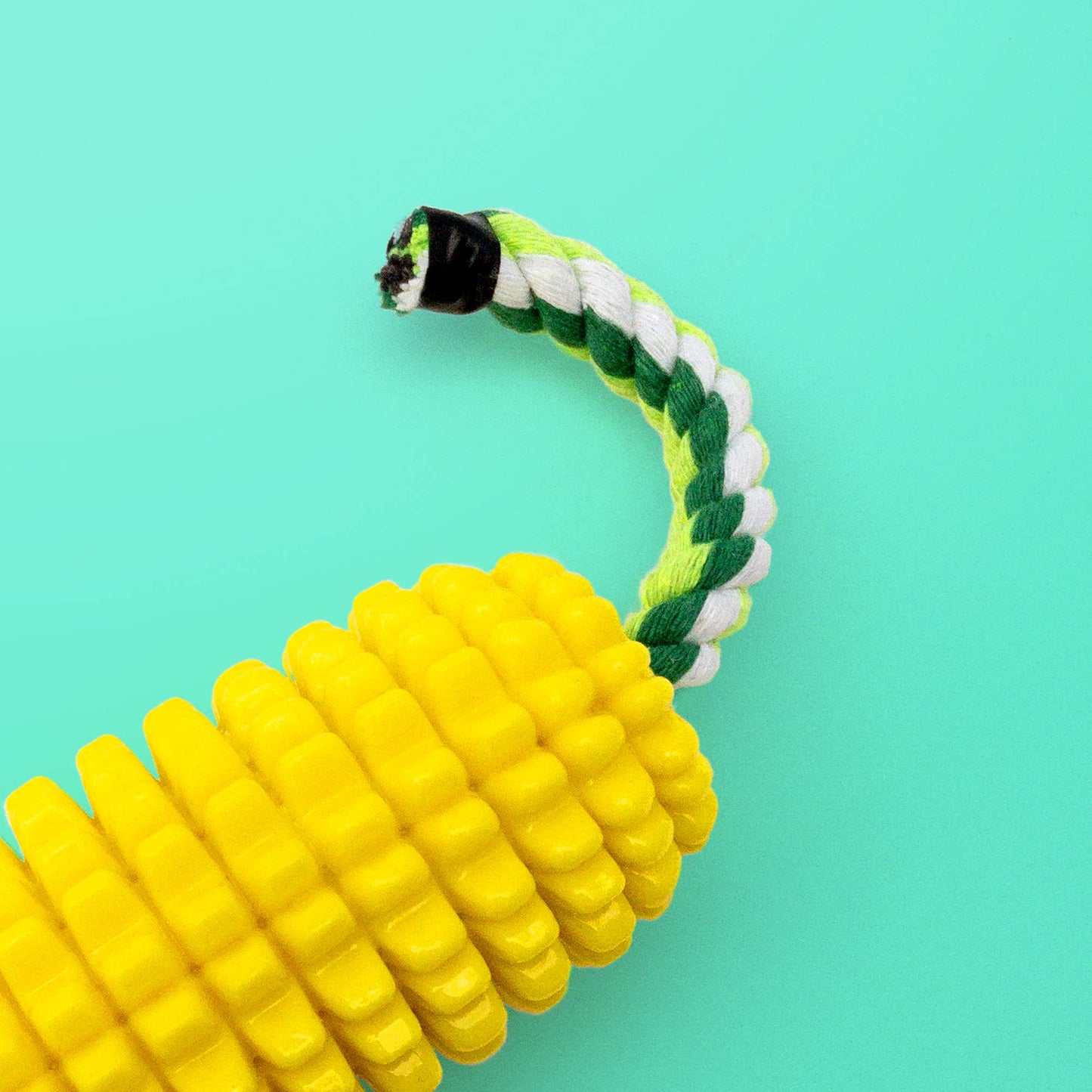 Corn-Shaped Dental Chew Toy: Yellow