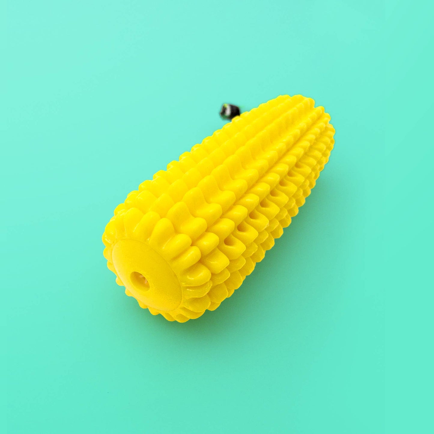 Corn-Shaped Dental Chew Toy: Yellow